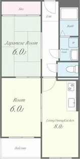 センチュリー三島【1階】の間取り