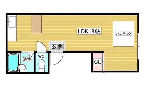 ハンモックハウス【2階】の間取り
