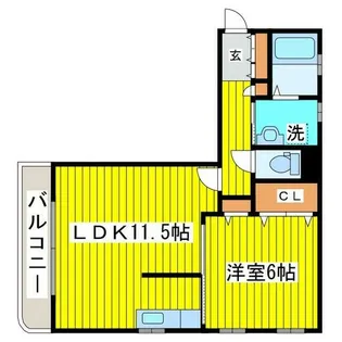 アシルN20【2階】の間取り