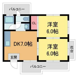 プチ・ロワールA棟【101号室】の間取り