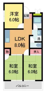 ジェミニマンション【101号室】の間取り