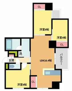 3LDKの間取り画像