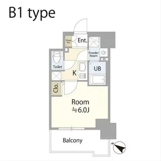 エスリード神戸三宮【8階】の間取り