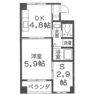 グランペール六甲【2階】の間取り