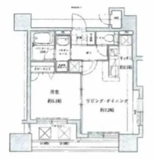 アクタス天神北【5階】の間取り