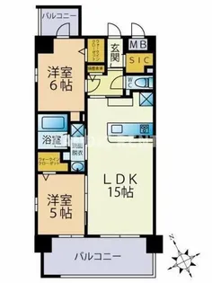 neu【8階】の間取り