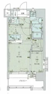 グランフォーレラグゼ平尾【9階】の間取り