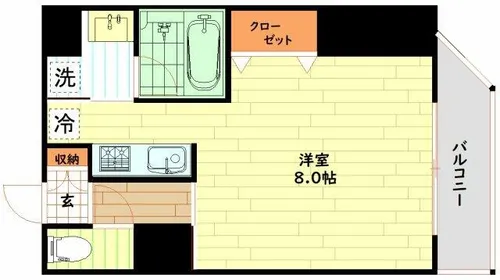 プリマベラ福島【2階】の間取り