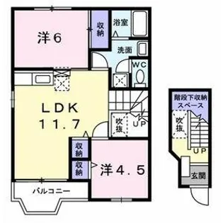 アイレットコートⅠ【2階】の間取り