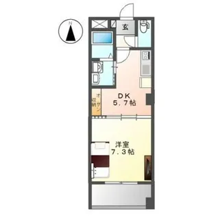 リバパレス鶴舞【9階】の間取り