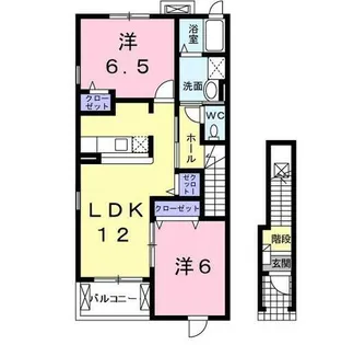 ローレルコートN【2階】の間取り