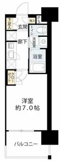 クレストコート靱公園【10階】の間取り
