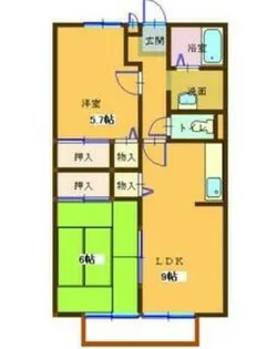 サンガーデン【1階】の間取り
