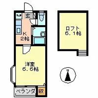 iコーポ【1階】の間取り