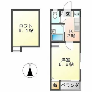 iコーポ【2階】の間取り