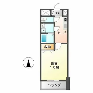 セレブランド堀田駅前【3階】の間取り