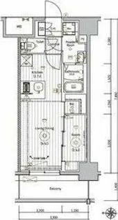 メイクスWアート金山ウエスト【10階】の間取り
