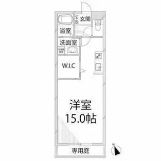 メゾンドフィールド【1階】の間取り