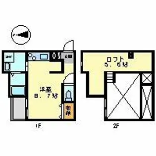 アーティ山王【1階】の間取り