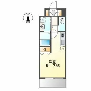 ラ・ヴィ・アン・ローズ【13階】の間取り