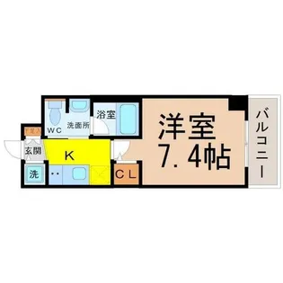 カーサビアンカ黒川【7階】の間取り