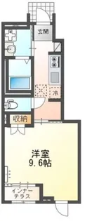 1Kの間取り画像