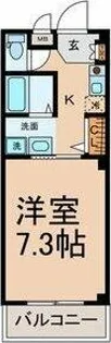 Sun State竜ノ口【3階】の間取り