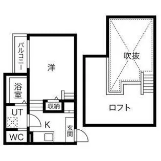 Creo庄内通伍番館【2階】の間取り