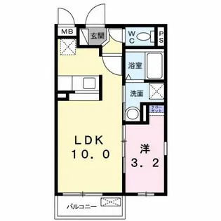 マーベラスライフ【2階】の間取り