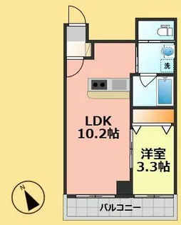 アルファパル東枇杷島【7階】の間取り