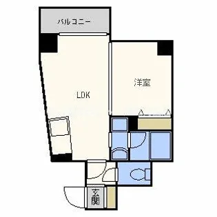 D-Rest Nakanoshima【4階】の間取り