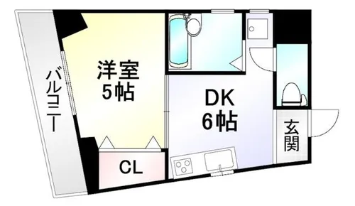 プリモレガーロ香春口【5階】の間取り