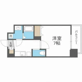 BPRレジデンス福島【10階】の間取り