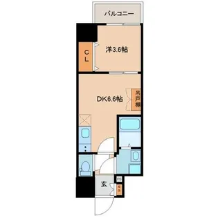 メルベージュ此花【6階】の間取り