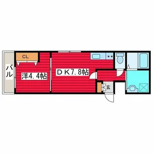 M・force月寒東【3階】の間取り