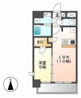 プレサンス栄ブリオ【7階】の間取り