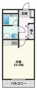 エイト摂津【2階】の間取り