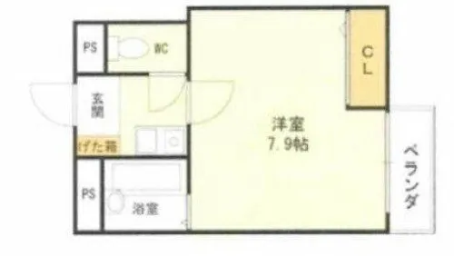 ラポルテじゅじゅ【4階】の間取り
