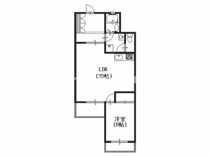スクエアメゾン和歌山【2階】の間取り