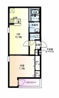 フジパレス東花園駅北Ⅱ番館【1階】の間取り