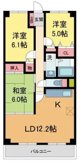 カデット真趣園 宝塚【4階】の間取り