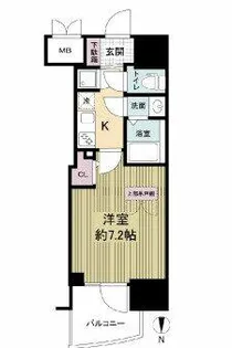 セレニテ本町東リアン【2階】の間取り