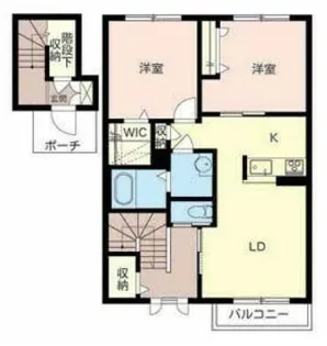 リジェール【2階】の間取り