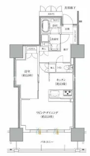 ローレルタワー堺筋本町【6階】の間取り