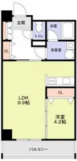 近江レジデンス4号館【802号室】の間取り