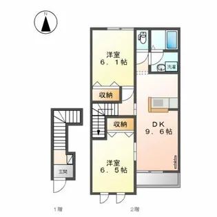 スミエール【2階】の間取り
