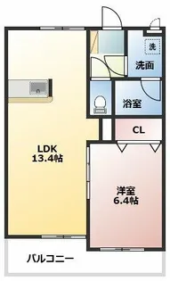グレースコート神戸【3階】の間取り
