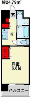 SANBOX 大浦【9階】の間取り