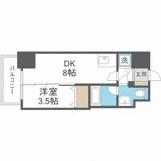 イグレック南本町【10階】の間取り