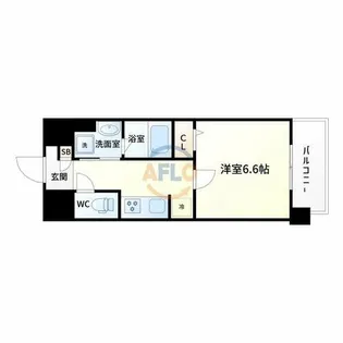 セイワパレス新大阪【2階】の間取り